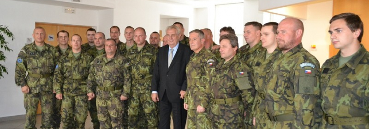 Setkání vrchního velitele ozbrojených sil a prezidenta republiky s příslušníky aktivních záloh v Ostravě